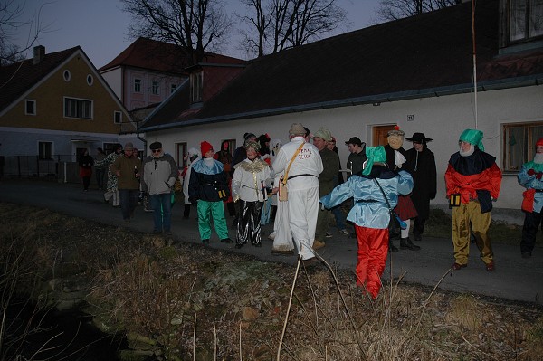 Masopustní průvod obcí 2008